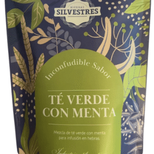 Té verde y Menta hierbas Silvestres