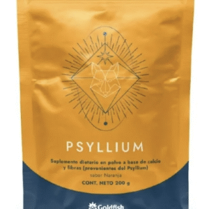 Psyllium En Polvo | Calcio + Fibra | Sabor Naranja | 200g